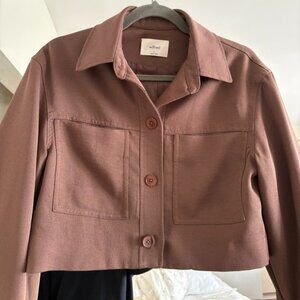 Wilfred Brown Little Cropped Jacket